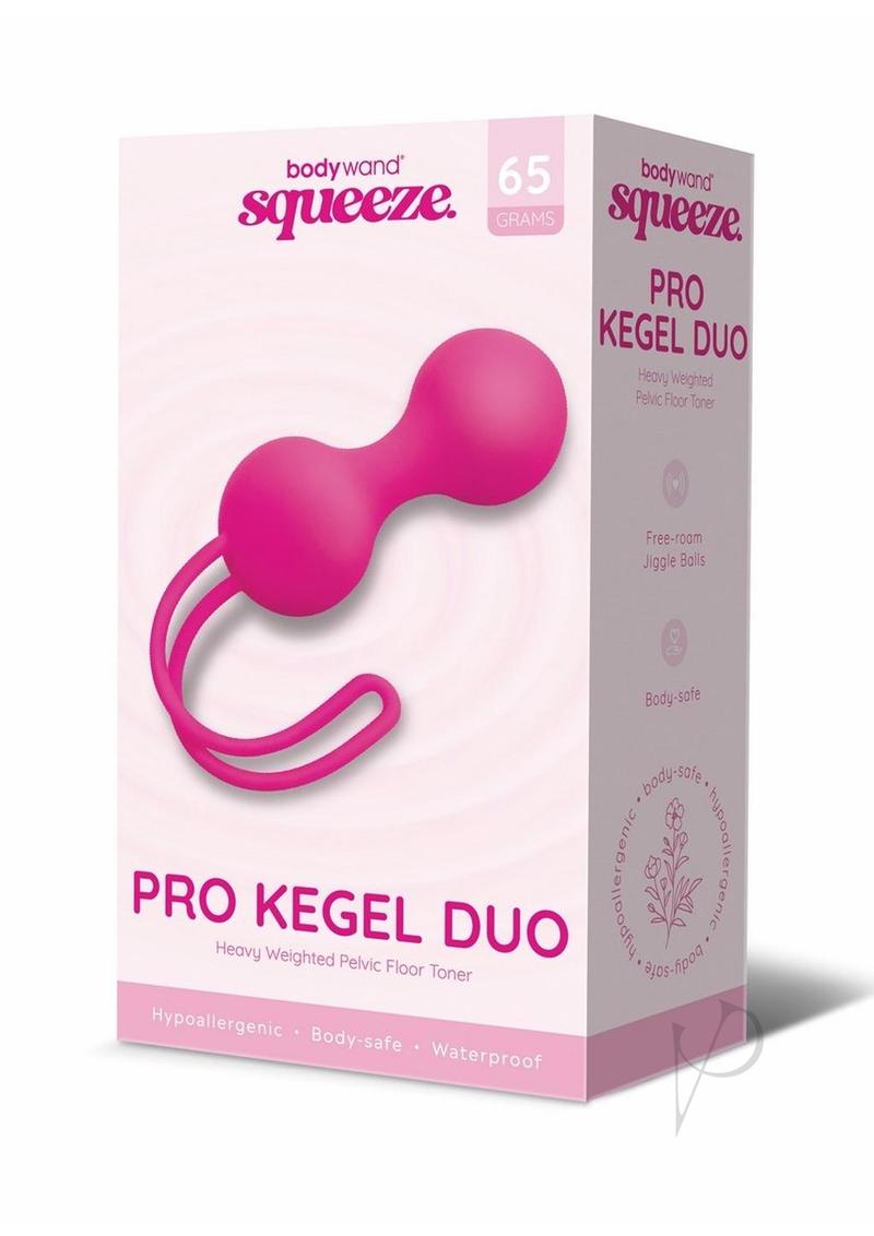 Bodywand Squeeze Pro Silicone Kegel Duo 65G - Pelvic Floor Exerciser for Women, Vaginal Weights for Strengthening & Toning - Perfect for Postpartum Recovery & Bladder Control at Home or Gym