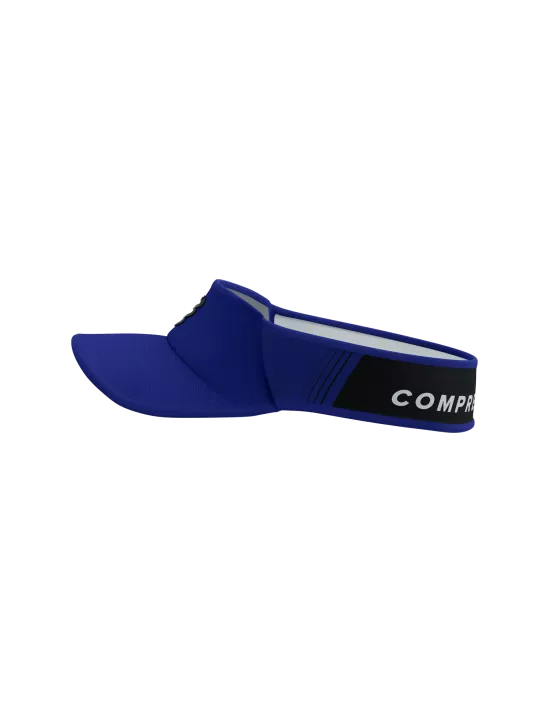 Compressport Unisex Ultralight Running Visor - Dazzling Blue/Black | Sun Protection for Outdoor Sports & Active Lifestyle