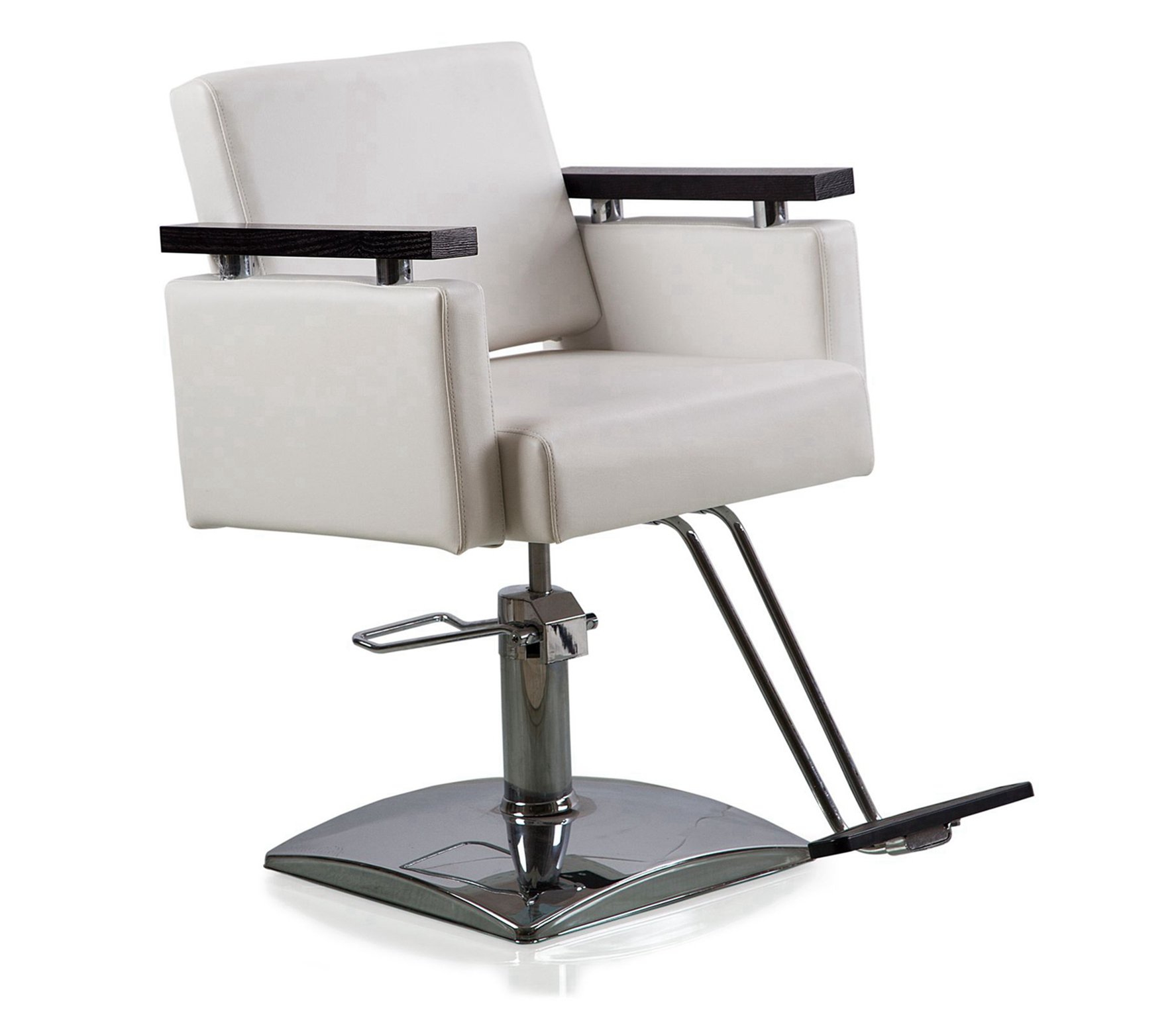 Professional Salon Styling Barber Chair with Shampoo Bowl - Adjustable White Hydraulic Hairdressing Chair for Salons & Barbershops - Perfect for Haircuts, Styling & Washing