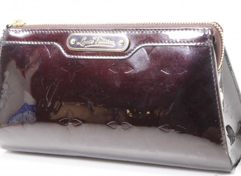 Authentic Pre-Owned Louis Vuitton Vernis Amarante Cosmetic Pouch Bag M91433 - Luxury Makeup Organizer for Travel & Everyday Use