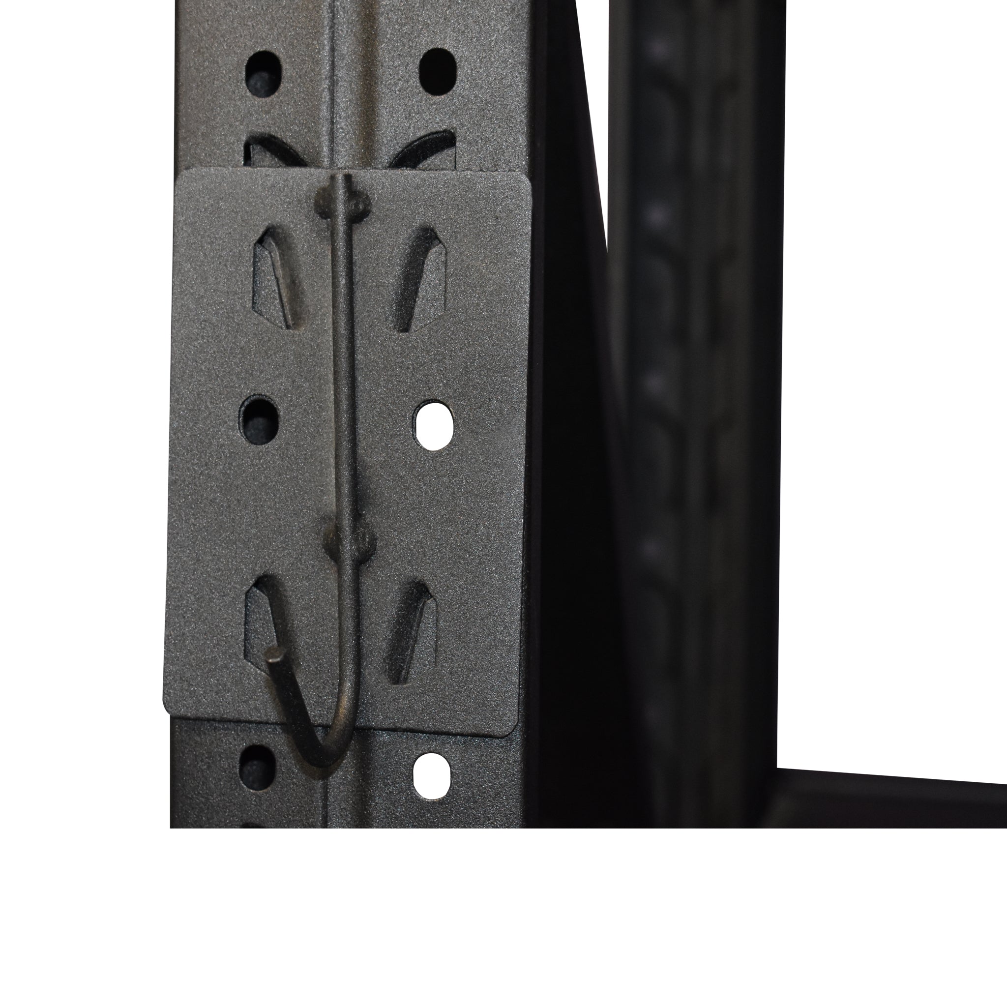 Heavy Duty Upright Hook for Shelving & Workbench - Perfect for Garage, Workshop, and Industrial Storage Organization