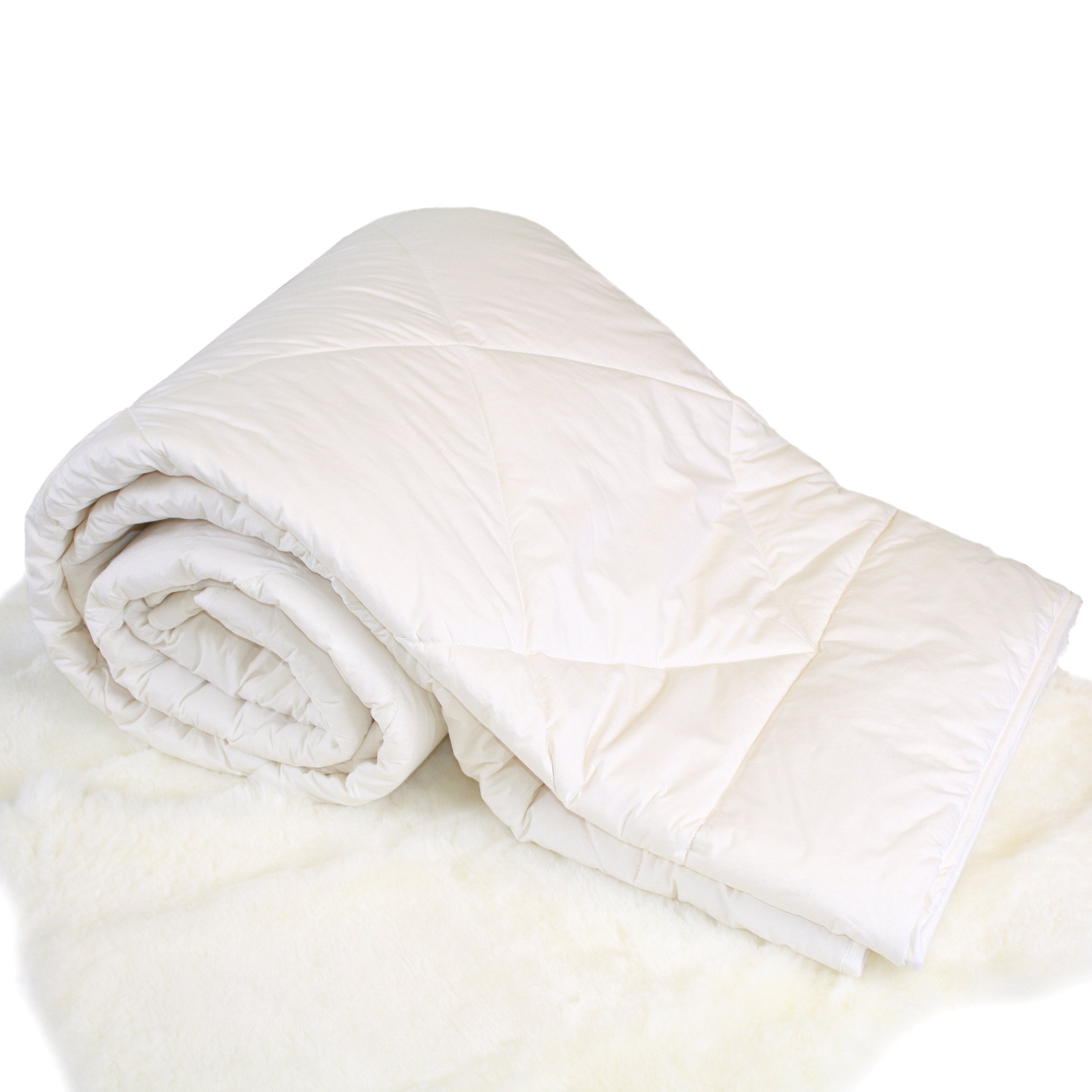 Soft Wool Comforter for Crib & Toddler - Warm & Cozy Baby Blanket for Nursery, Bedtime & Winter Snuggles