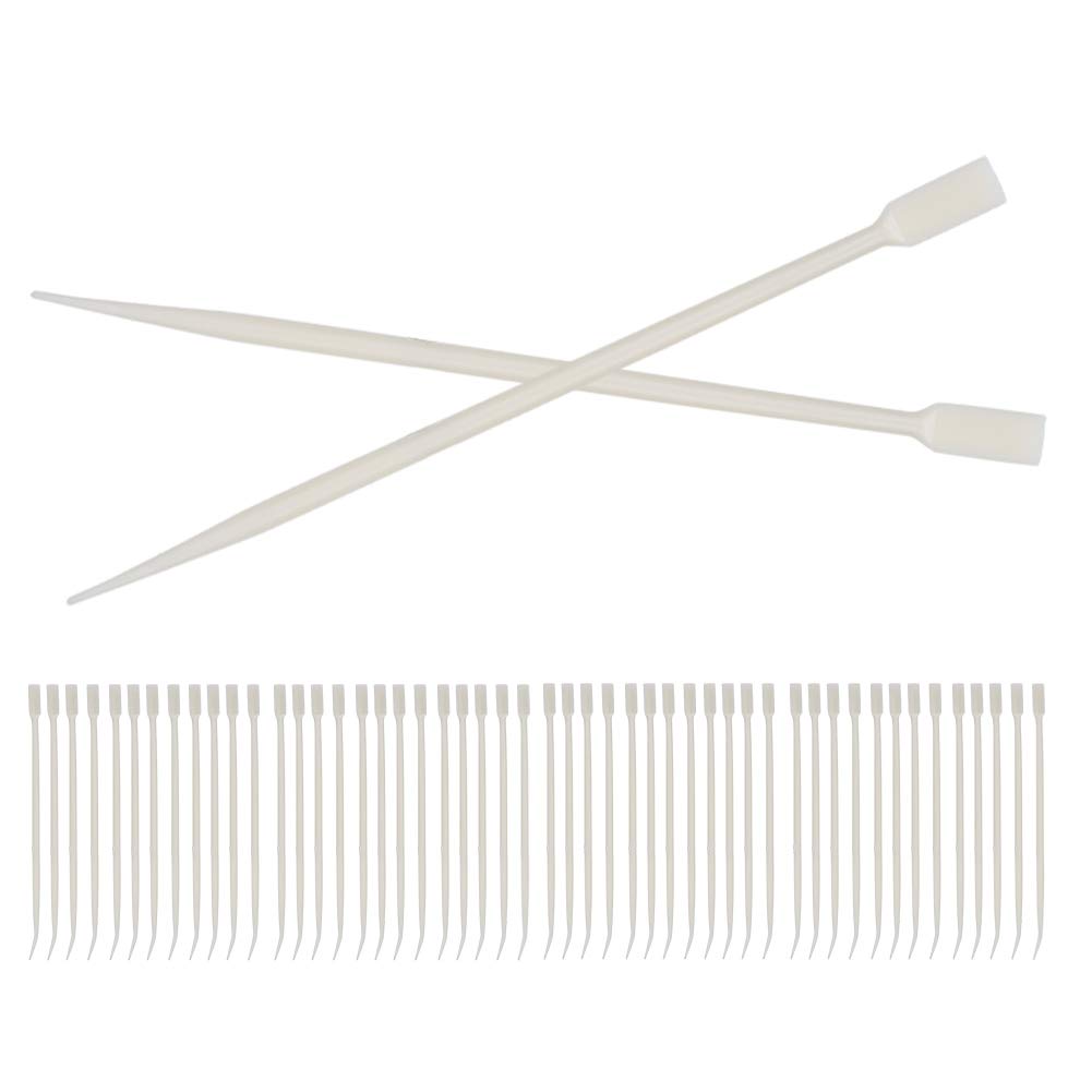 Double Head Eyelash Curler - Plastic Eyelash Perming Applicator Tool with 50PCS False Eyelashes & Adhesive - Professional Lash Extension Kit for Salon & Home Use