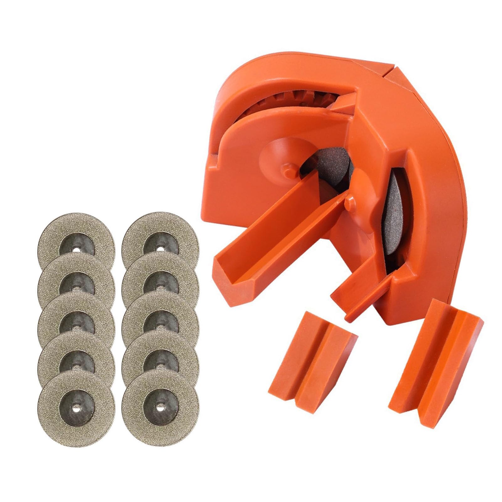 Professional Electric Drill Bit Sharpener - Multipurpose Grinder for All Drill Bits, Portable ABS Grinding Tool | Perfect for DIY, Woodworking & Metalworking Projects