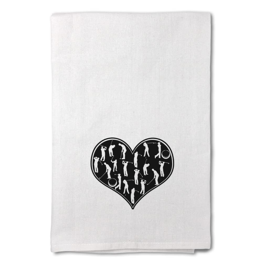 Stylish Printed Mother's Day Kitchen Towels - Love Golfing Themed Dish Towels for Cleaning & Decor | Perfect for Golf Lovers' Home, Kitchen & Gifts