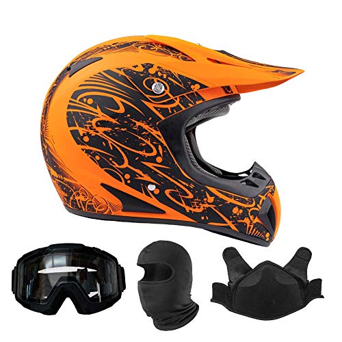Matte Orange w/ Matte Black Goggles