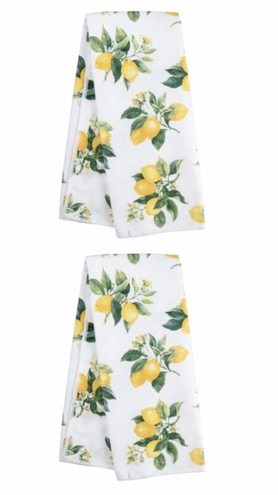 Heat Resistant Oven Mitts and Pot Holders Set - 2-Pack Lemon Yellow Kitchen Linens for Baking, Cooking, Grilling & BBQ - Perfect for Home, Restaurant & Outdoor Use