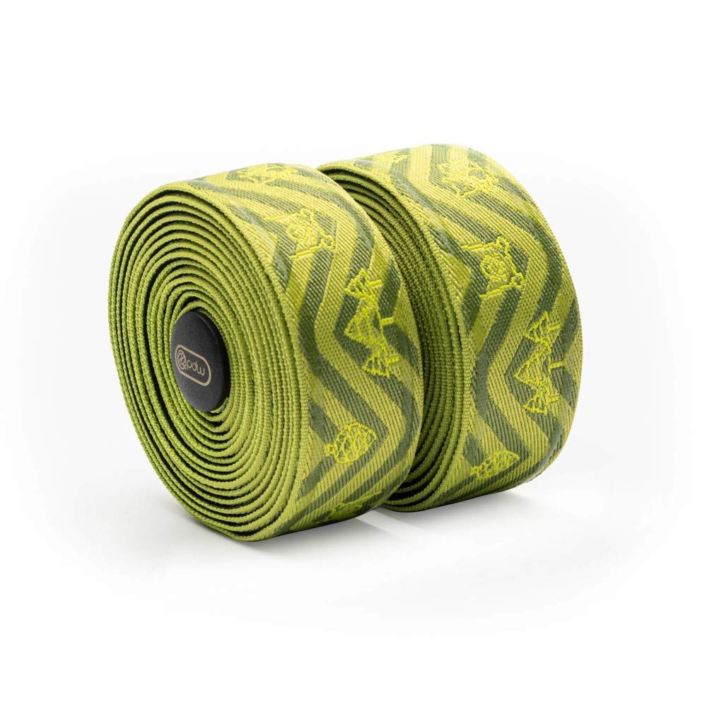 Portland Design Works PDW Silicone Handlebar Wraps - Forest Green | Comfortable Grip for Road & Mountain Bikes | Perfect for Commuting, Touring & Long-Distance Cycling