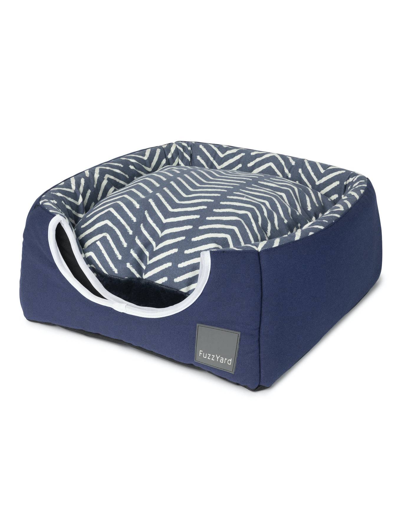 Fuzzyard Cat Cubby Sacaton - Cozy Pet Bed for Cats & Small Dogs - Soft Plush Hideaway with Removable Cushion - Perfect for Napping, Lounging & Stress Relief at Home or Office