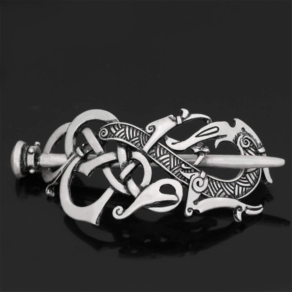 FRCOLOR Celtic Knot Hair Clip - Elegant Hair Slide Stick Hairpin for Women & Girls - Perfect for Weddings, Parties & Everyday Styling