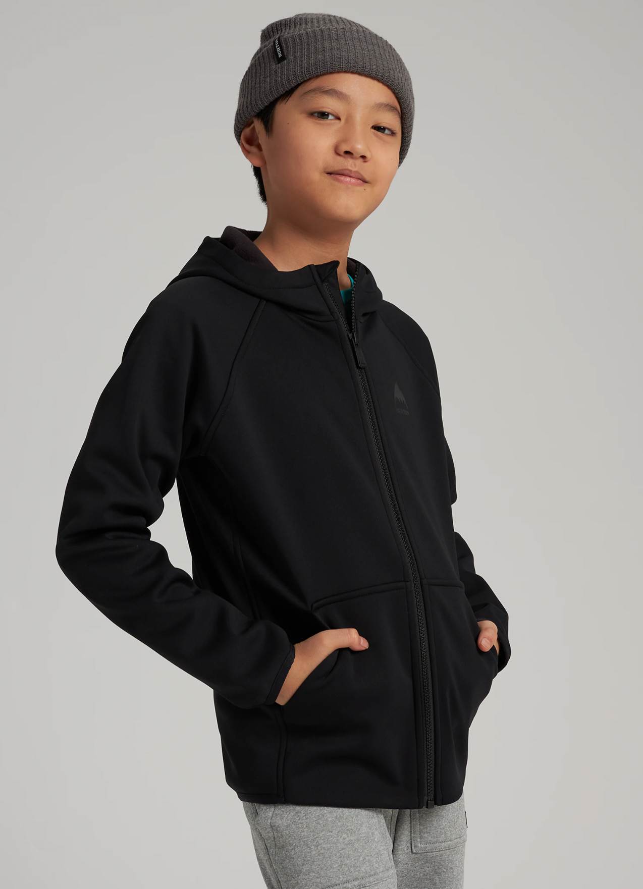 Burton Kids Crown Weatherproof Full Zip Jacket - Waterproof & Windproof Winter Coat for Boys & Girls - Perfect for Snowboarding, Skiing & Outdoor Adventures
