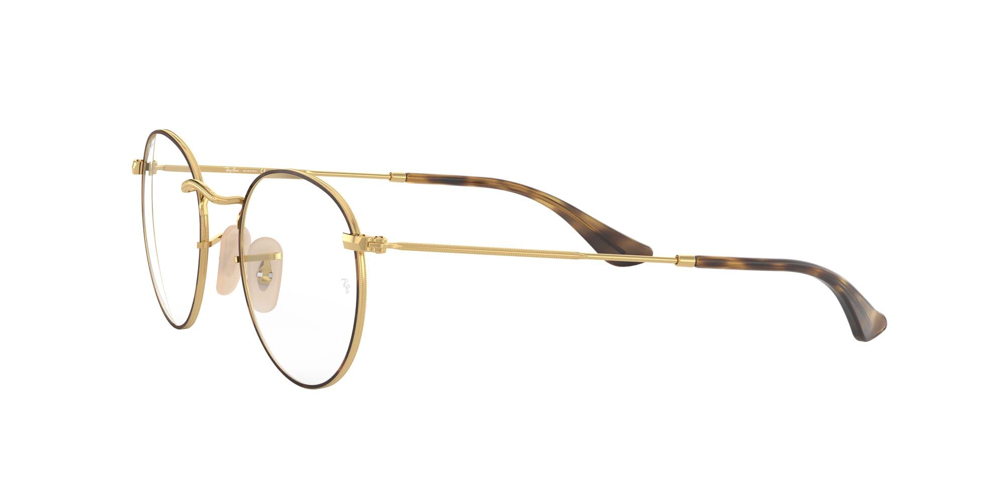 Ray-Ban Rx3447v Round Metal Prescription Eyeglass Frames - Classic Retro Style for Men & Women - Perfect for Reading, Driving & Fashion Accessories