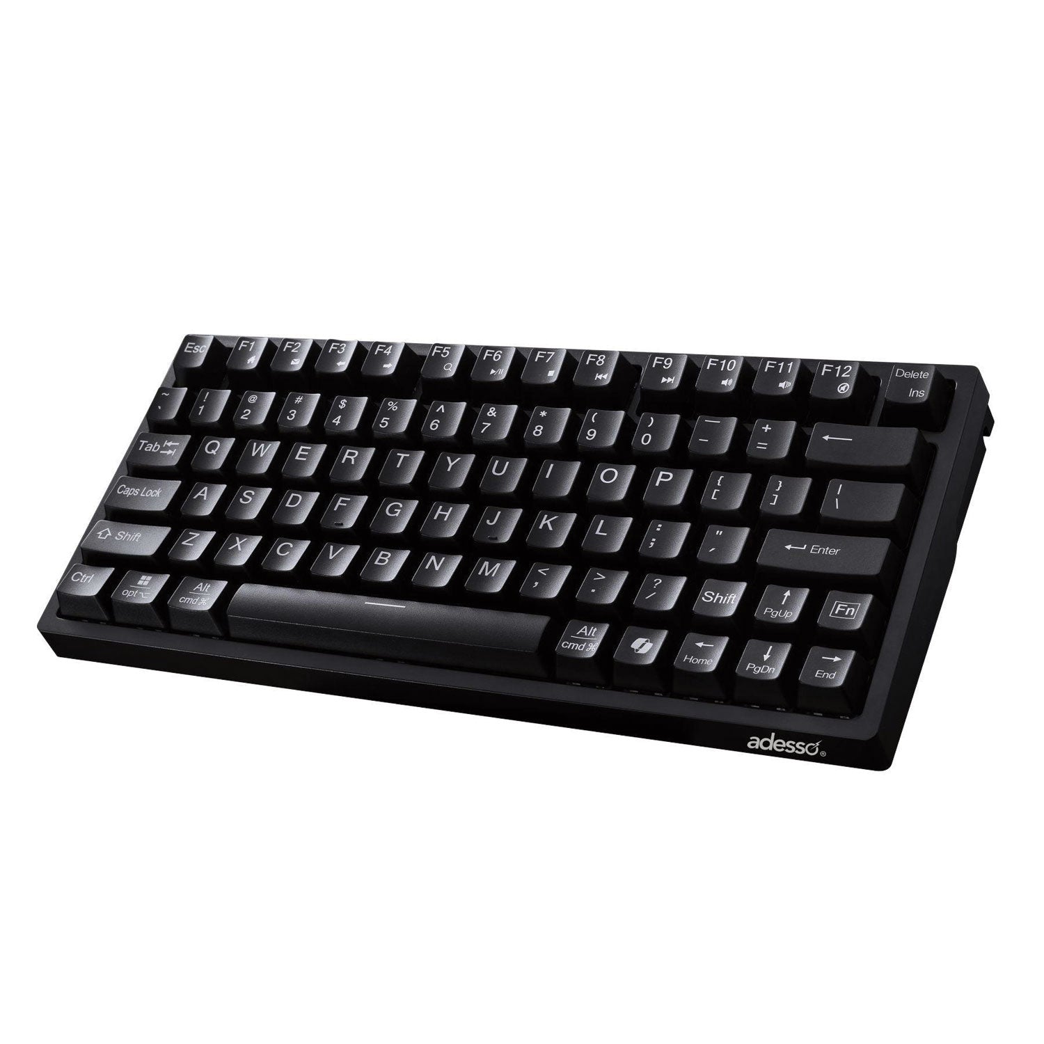 Adesso EasyTouch AKB 610UB Ergonomic Keyboard - Wired USB Keyboard with Quiet Touch Keys for Office, Gaming & Home Use - Black Computer Keyboard (Perfect for Typing, Programming & Long Work Sessions)