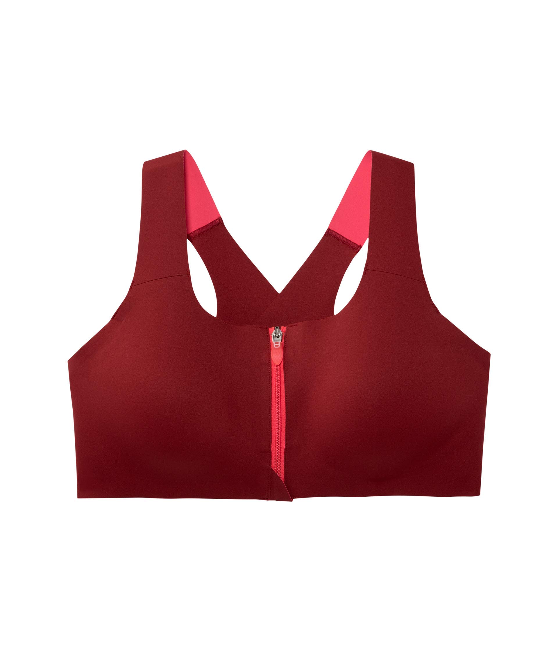 Brooks Dare Cross-Back Zip Sports Bra for Women - High Support Running & Workout Top - Breathable Moisture-Wicking Activewear for Gym, Yoga & High-Intensity Training