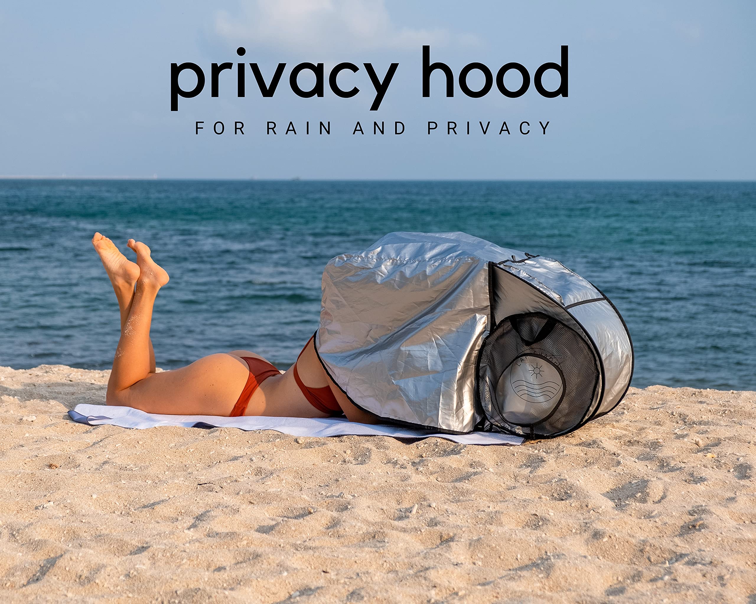 Lap Shade - Sun Reflective Laptop Shade for Outdoor Work | Anti-Glare Screen Cover for Laptop, Tablet & Smartphone | Foldable Portable Sun Shield with Privacy Hood | Perfect for Beach, Park & Remote Work