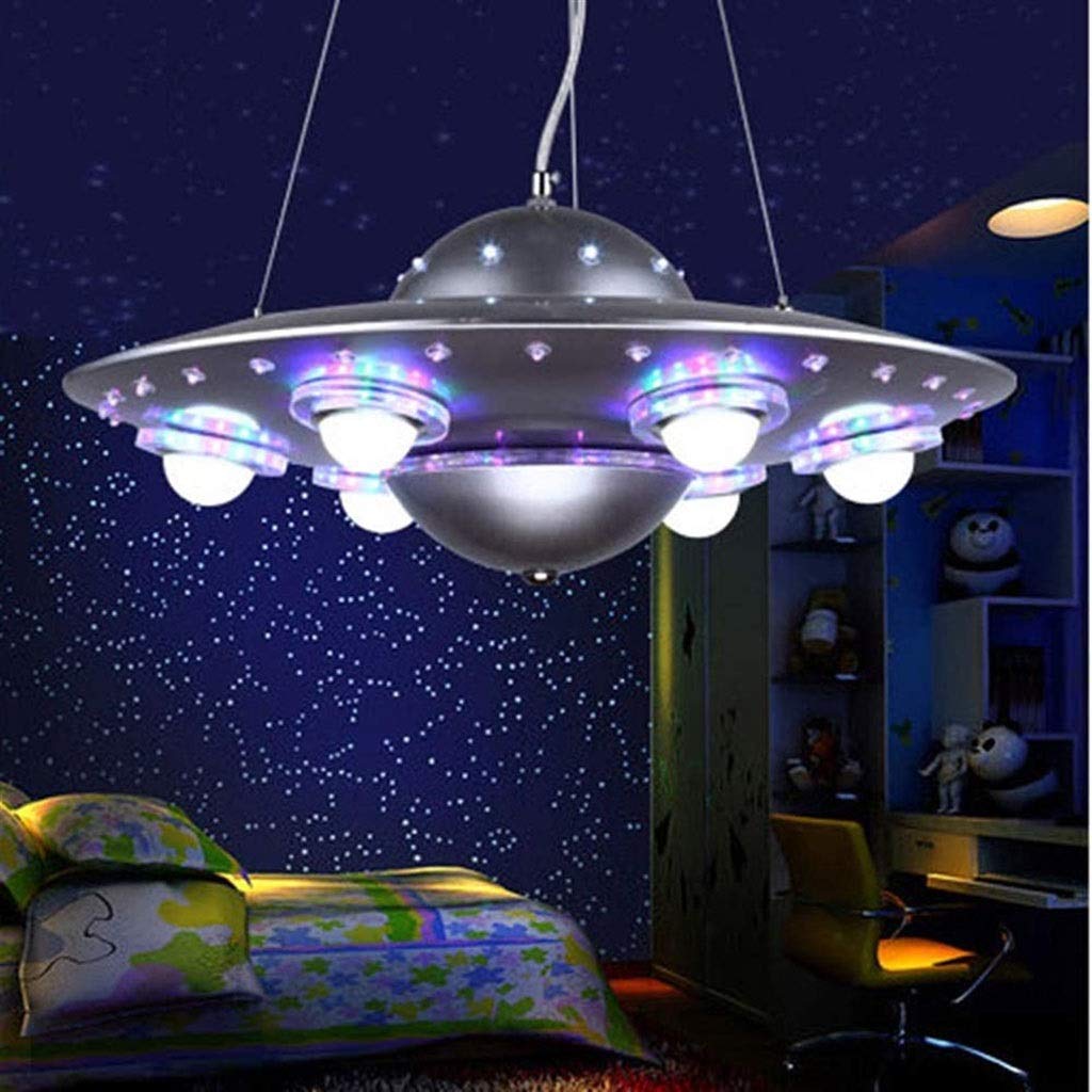 Alien UFO Flying Saucer Night Light for Kids - Creative LED Bedroom Lamp for Boys and Girls Rooms, Cartoon-Themed Ceiling Light for Nursery Decor | Perfect for Bedtime Stories, Playtime & Creating a Cozy Atmosphere