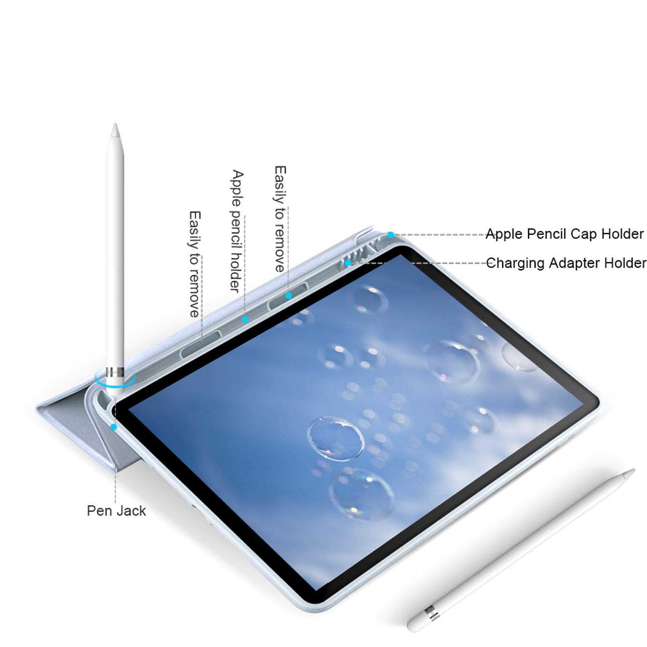 Premium Lightweight Trifold Smart Case for iPad Air 3 10.5
