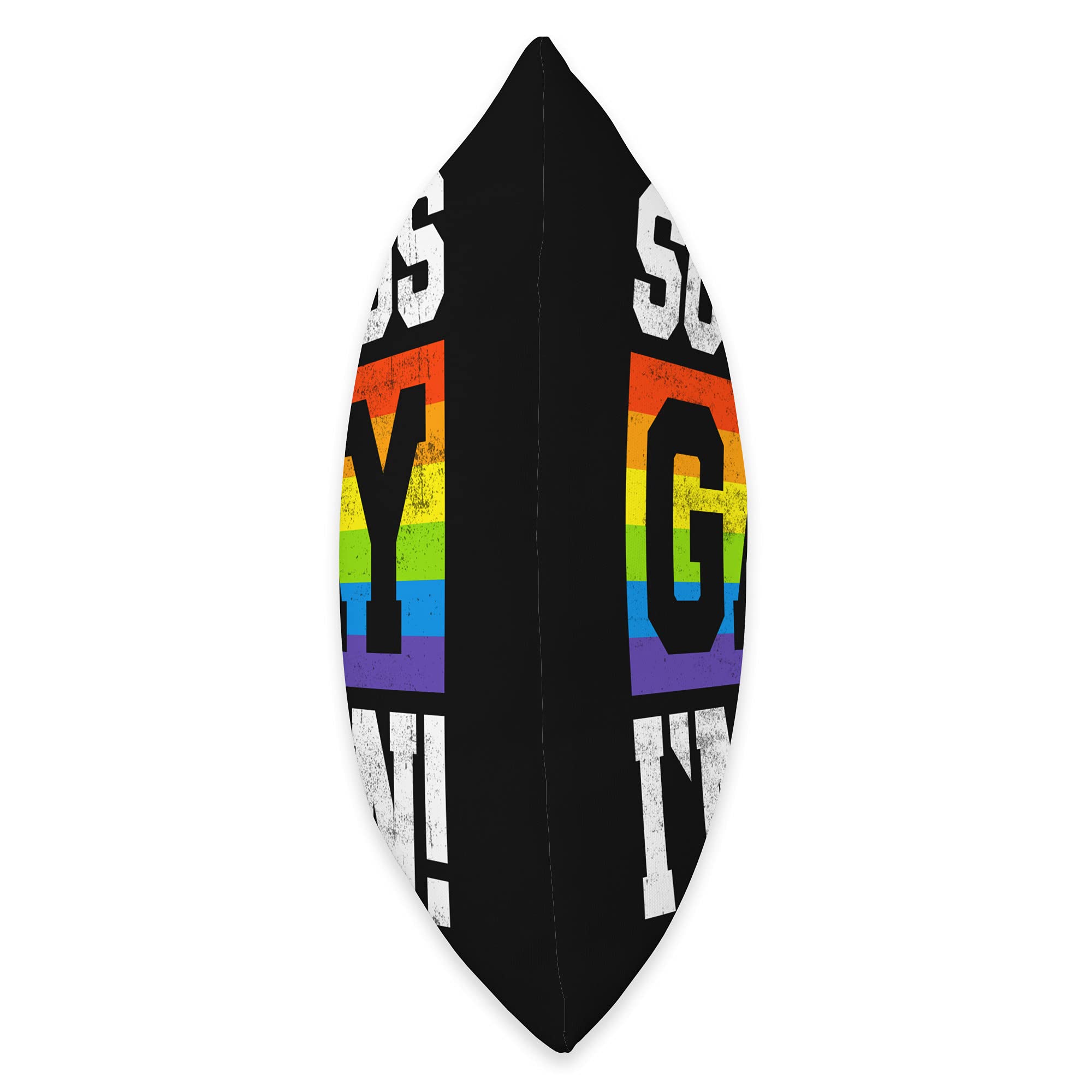 Gay Pride Rainbow Equality 'Sounds Gay I'm In' Throw Pillow - LGBTQ+ Home Decor for Living Room, Bedroom & Pride Month Celebration