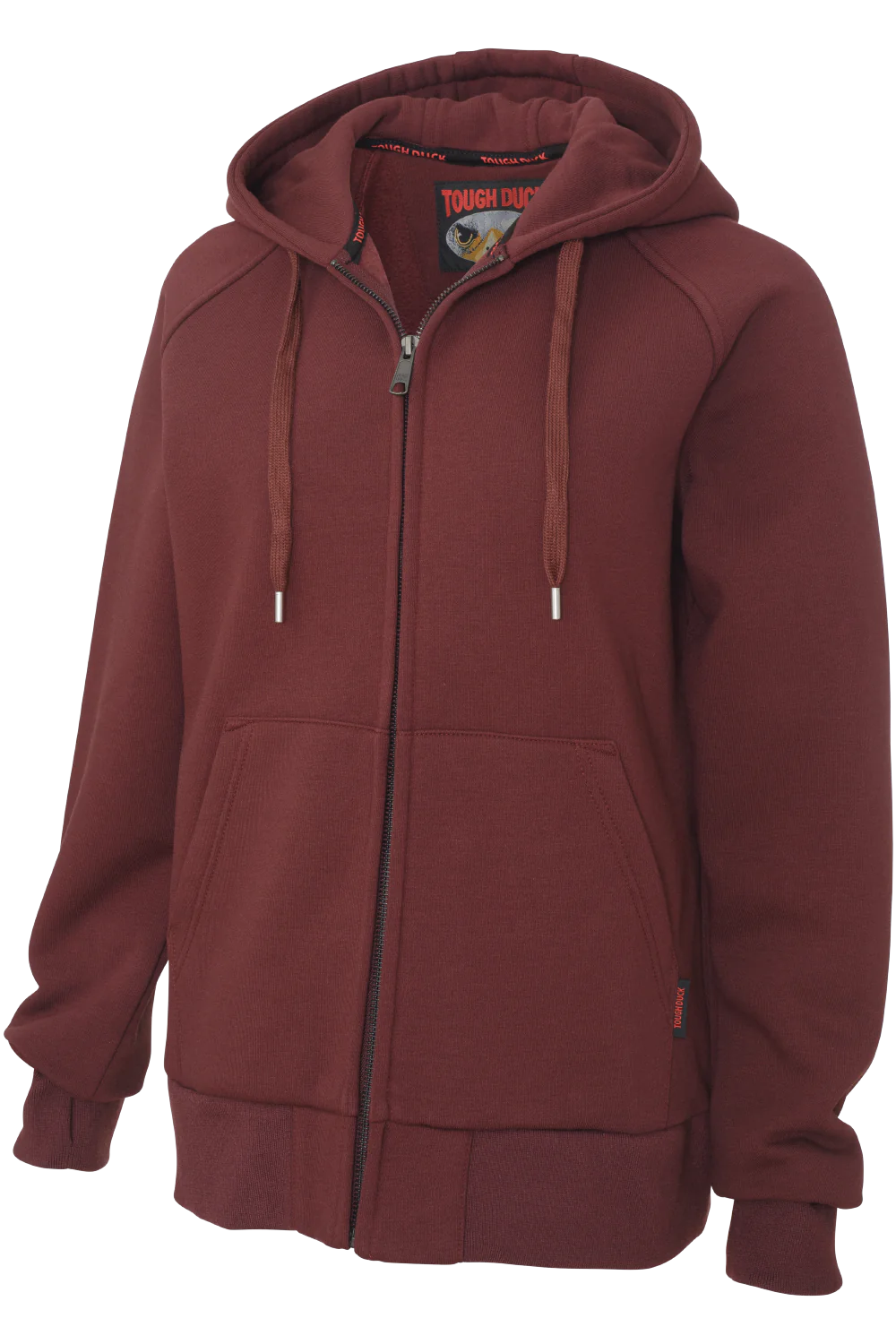Tough Duck Women's Fleece Zip Hoodie WJ36 - Warm Winter Jacket for Outdoor Activities, Hiking & Casual Wear