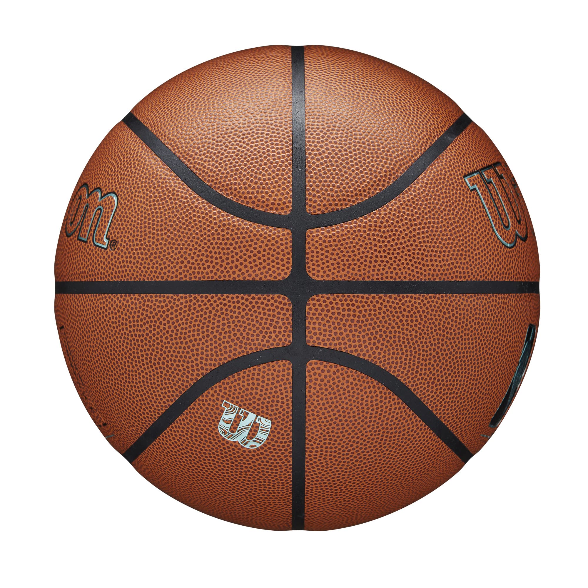 Wilson NBA Forge Basketball - Indoor/Outdoor Game Ball for Courts & Street Play