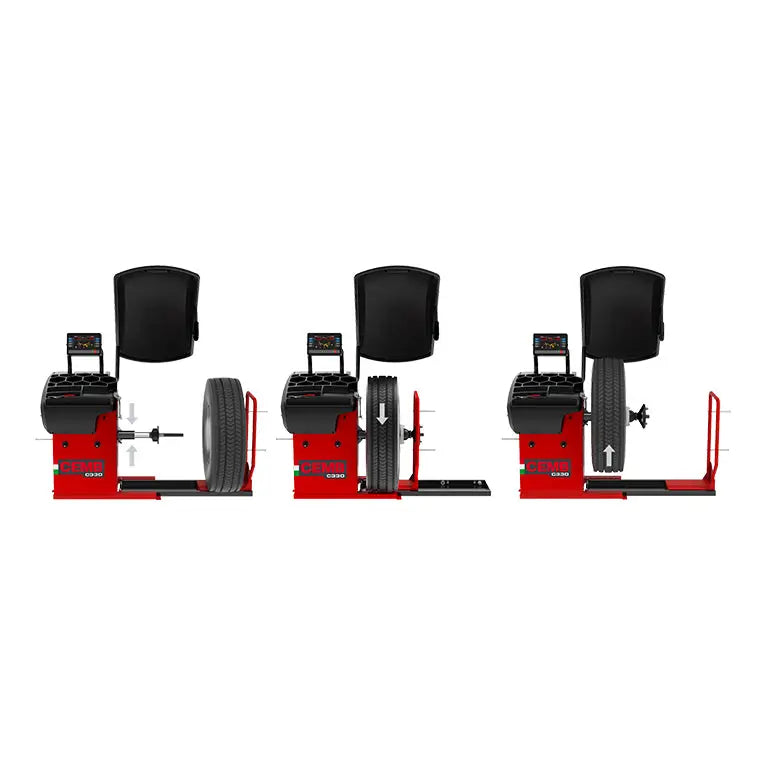 CEMB C330 Heavy Duty Digital Truck Wheel Balancer - Professional Wheel Balancing Machine for Trucks, SUVs & Commercial Vehicles | Perfect for Auto Repair Shops & Tire Service Centers