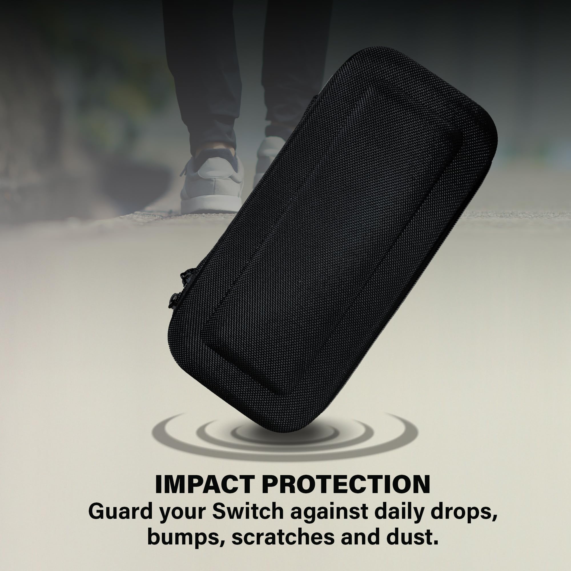 dreamGEAR Guardian Pack for Nintendo Switch OLED - Protective Hard Travel Case with Screen Protector | Compatible with Nintendo Switch & OLED Model | Perfect for Gaming On-The-Go & Travel Protection
