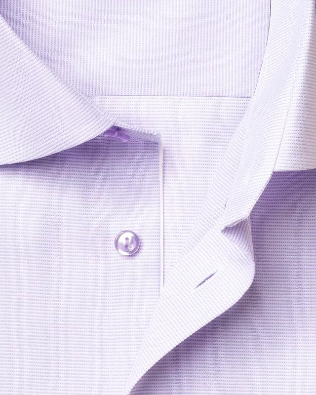 ETON Men's Twill Long Sleeve Button Down Shirt | Classic Fit Dress Shirt | Mid Purple Color | Perfect for Business Casual, Office Wear & Formal Occasions