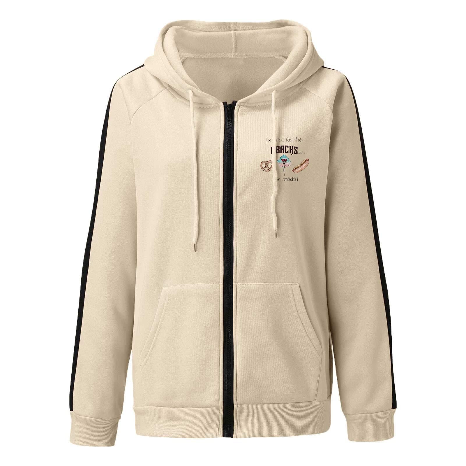 Women's Oversized Zip-Up Hoodie with Trendy Print - Plus Size Comfortable Sweatshirt for Teens & Adults | Casual Wear, Street Style, Loungewear, Gym & Outdoor Activities