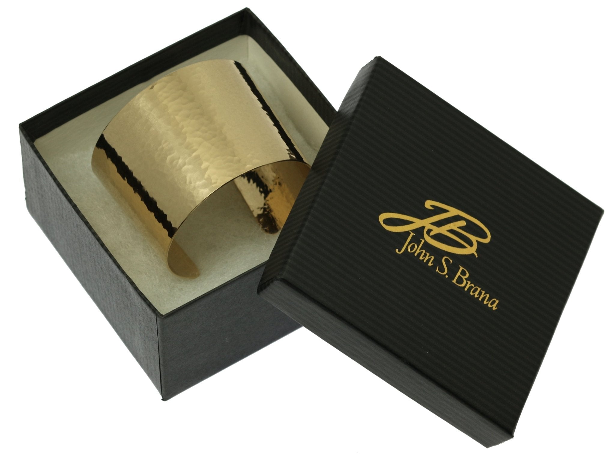 1 3/4 Inch Wide Hammered 14K Gold Filled Cuff Bracelet for Women - Elegant Stackable Bangle for Everyday Wear, Parties & Special Occasions