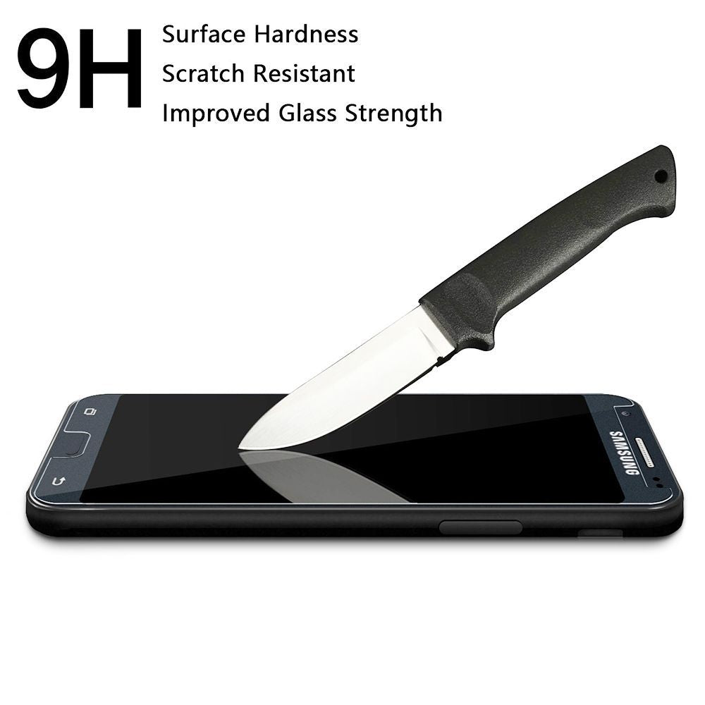 Samsung Galaxy J7 2017 Screen Protector - Case Friendly Ultra Clear Tempered Glass Shield for Scratch Protection | Perfect for Everyday Use, Travel & Outdoor Activities