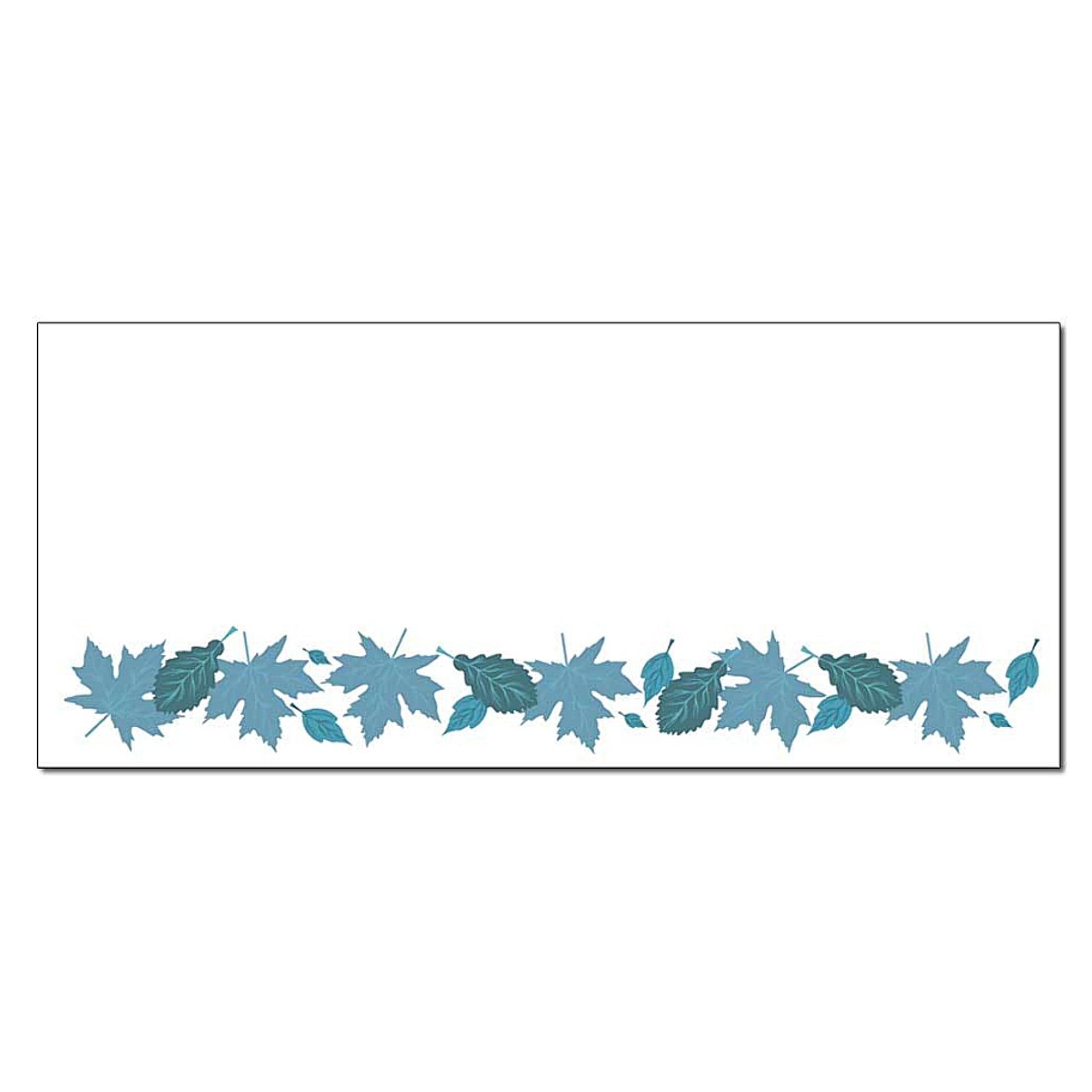 Blue Autumn Fall Envelopes - Pack of 50 for Wedding Invitations, Greeting Cards & Holiday Mailings