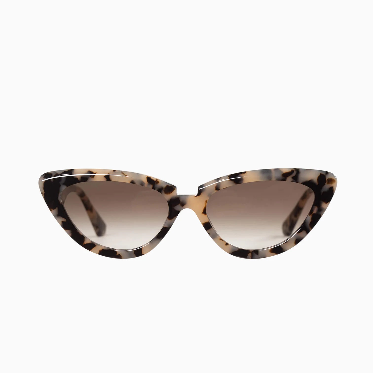 Dayze Bone Tortoise Shell Sunglasses with Gold Metal Trim & Brown Gradient Lenses - Stylish UV Protection for Outdoor Activities, Beach, and Driving