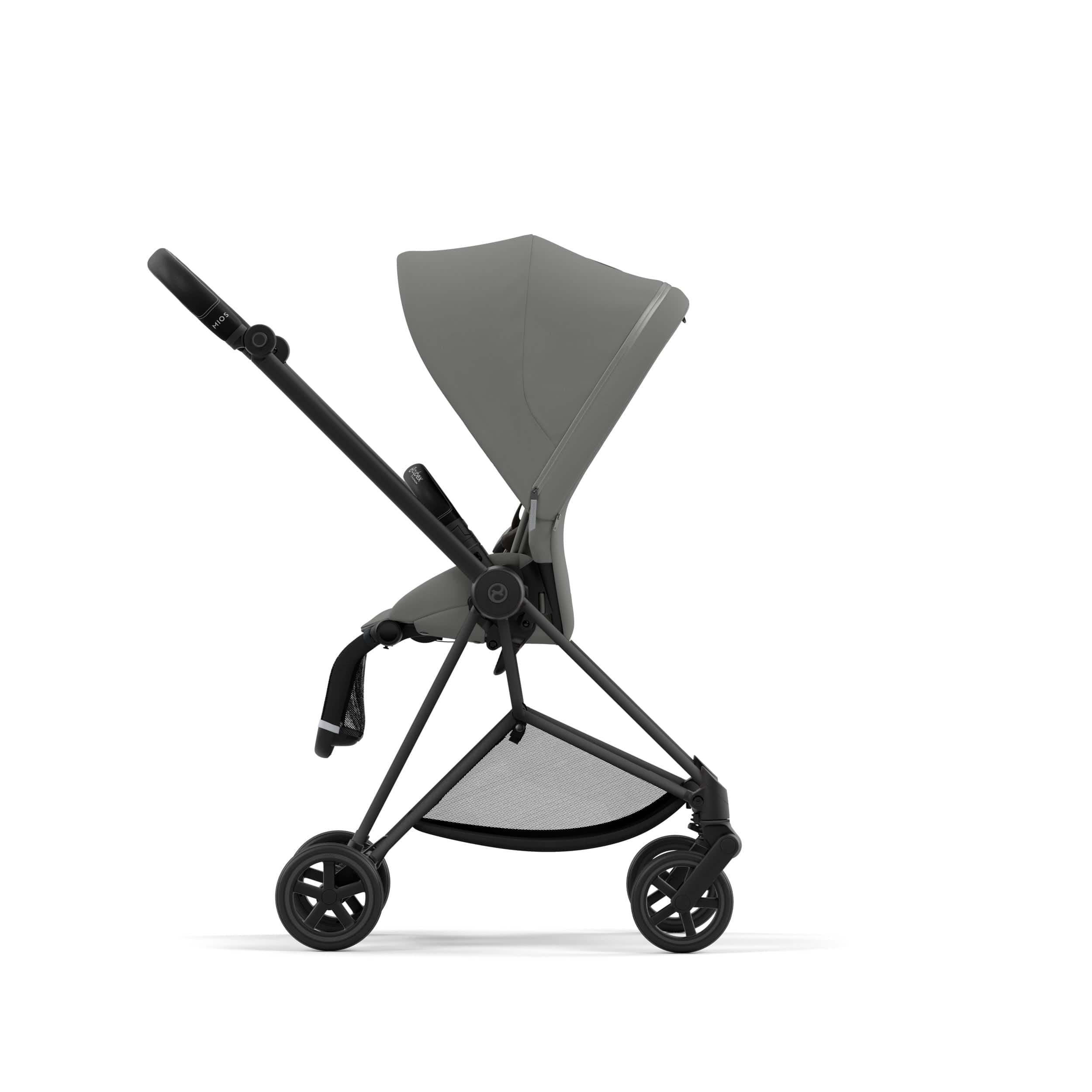Cybex Mios 3 Complete Stroller - Lightweight Travel Stroller with Reversible Seat, Matte Black/Black - Perfect for Urban Commuting & Air Travel