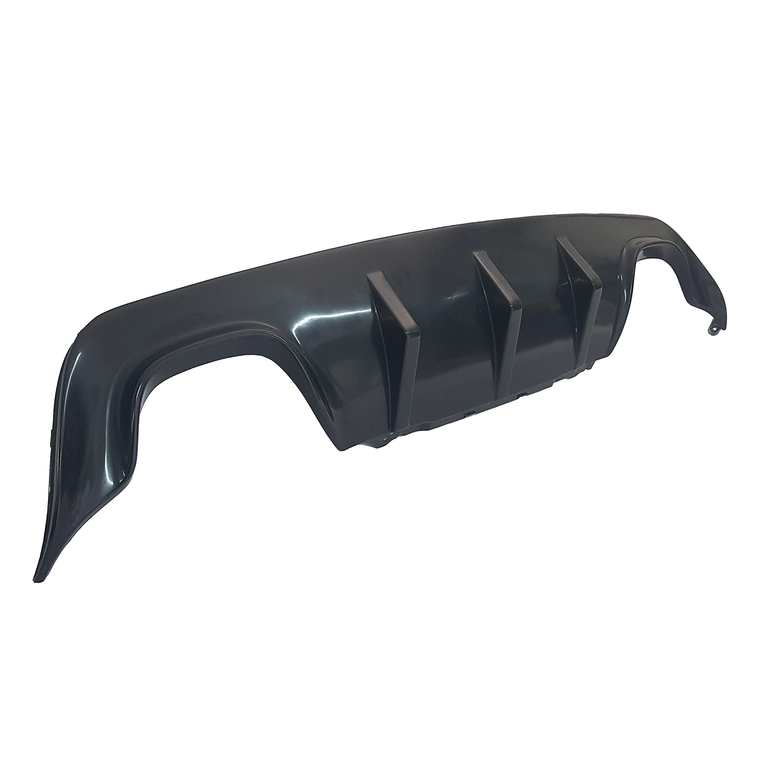 Lasscar Rear Bumper Diffuser Splitter Lip with Two Whips - Unique Design for BMW E60 M-Tech/M-Sport/M-Packet | Enhances Aerodynamics & Sporty Look | Perfect for Car Enthusiasts & Performance Upgrades