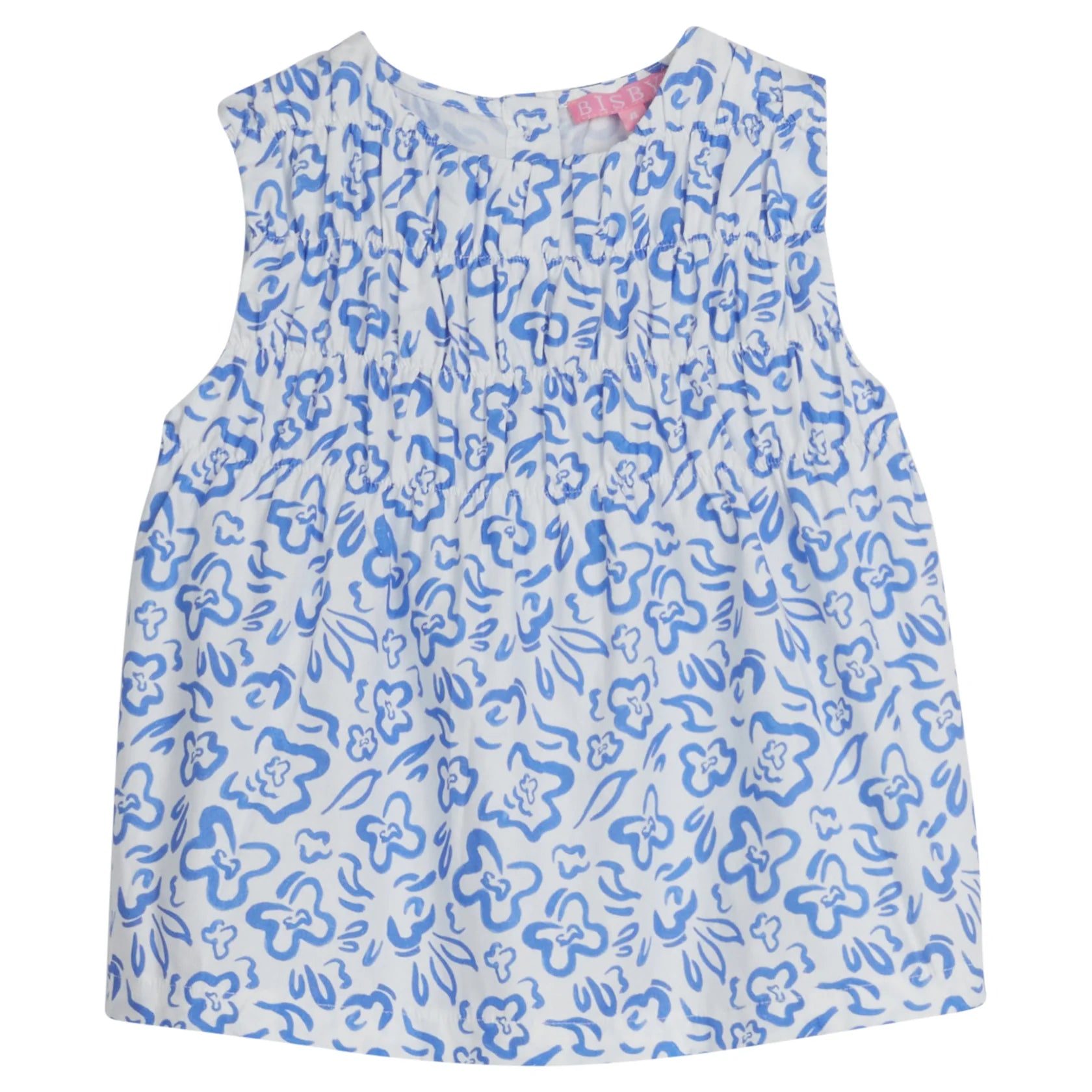 Bisby Women's Sleeveless Anita Top - Floral Print Summer Blouse for Casual Wear | Beach Outfit, Vacation Style, Daytime Date Look