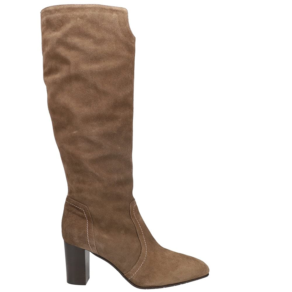 AQUATALIA Women's Florie Suede Knee High Dress Boots with Zipper | 2-3