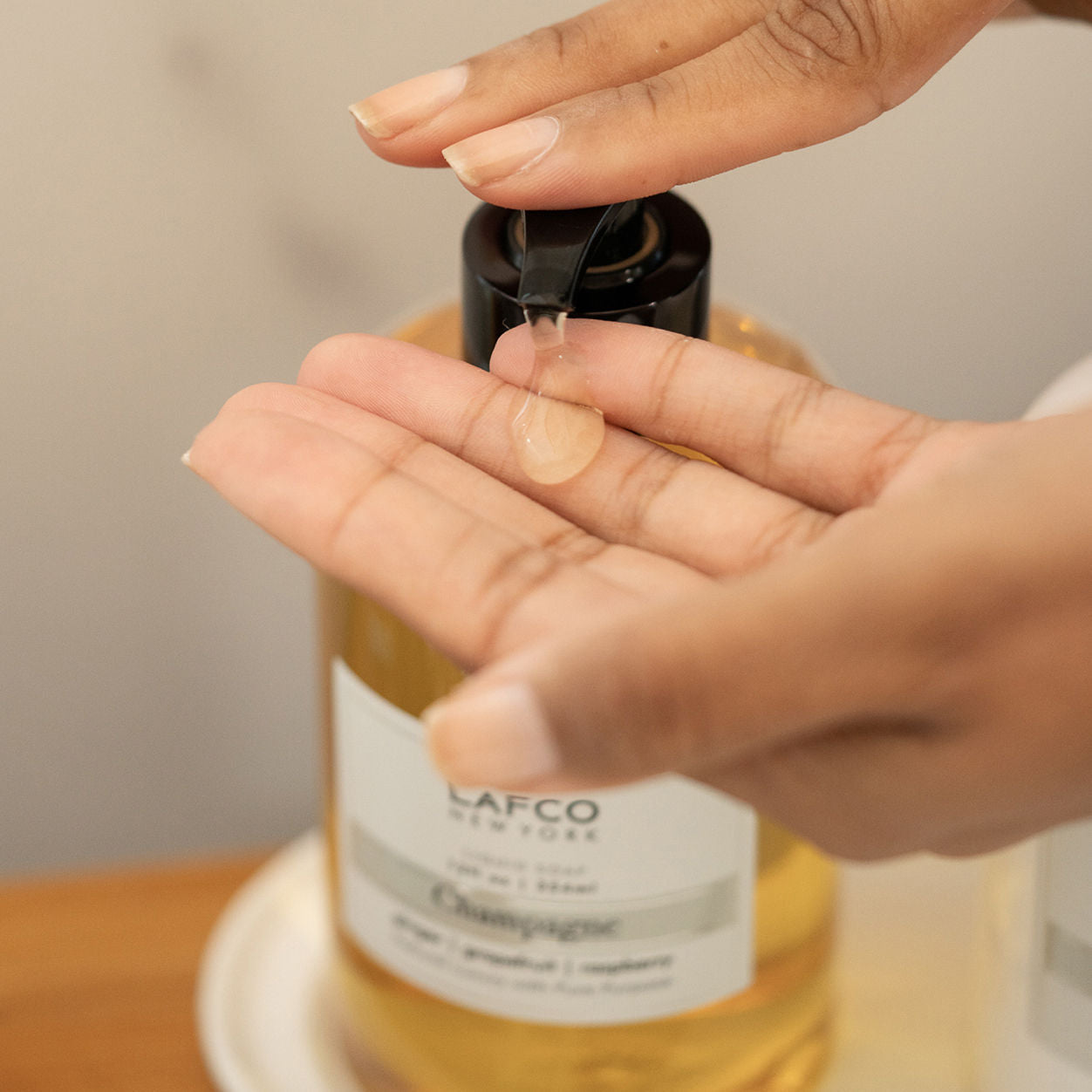 Luxury Champagne Scented Liquid Hand Soap - Moisturizing & Gentle for Daily Use - Perfect for Bathroom, Kitchen, and Guest Washrooms