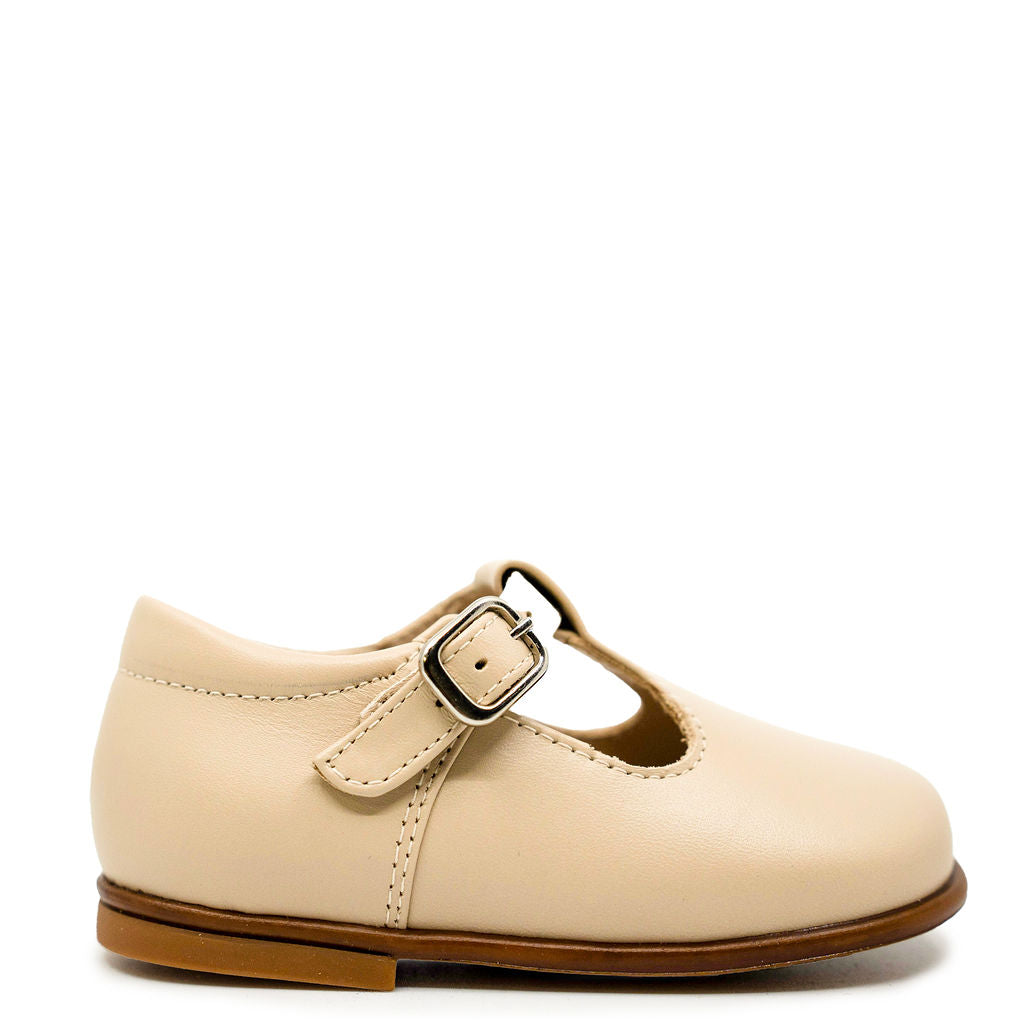 Beberlis Genuine Leather T-Strap Baby Shoes for Boys & Girls - Soft & Comfortable First Walkers - Perfect for Special Occasions, Parties & Everyday Wear