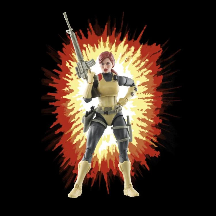 G.I. Joe Classified Series Retro Collection Scarlett Action Figure - 6-Inch Collectible Toy with Accessories for Display & Play | Perfect for Fans, Collectors & Nostalgic Gift Giving