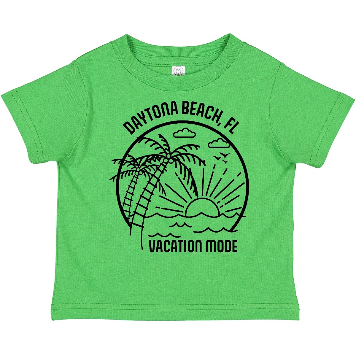 Inktastic Summer Vacation Mode Daytona Beach Florida Toddler T-Shirt - Cute Florida Beach Outfit for Toddlers & Kids