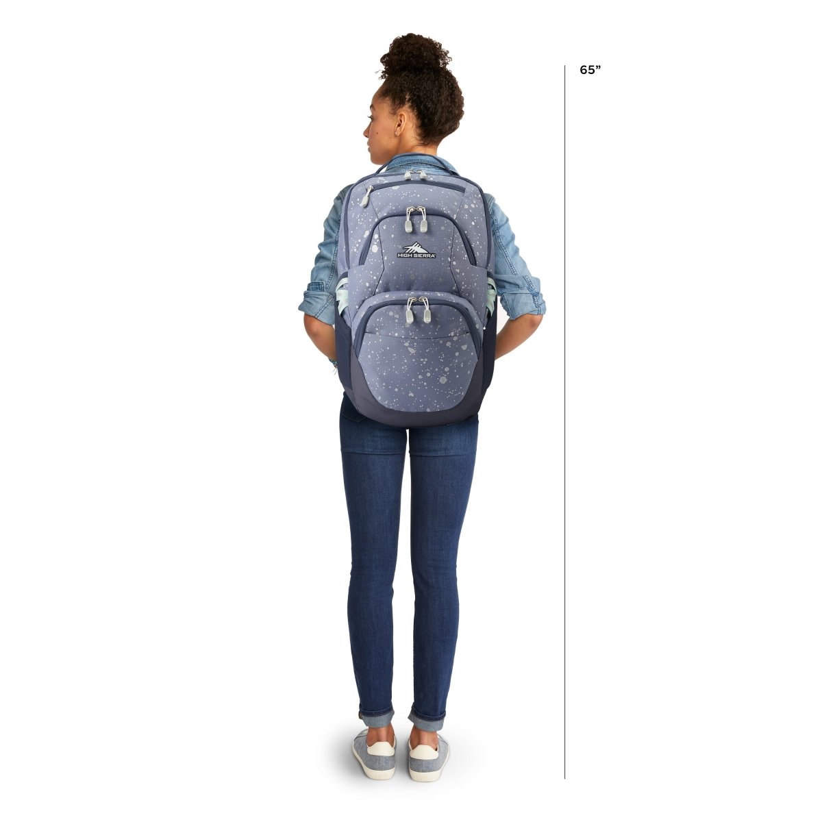 High Sierra Swoop SG Backpack - Durable Laptop Backpack for School, Travel & Work - Water-Resistant Hiking & Commuter Backpack with USB Charging Port