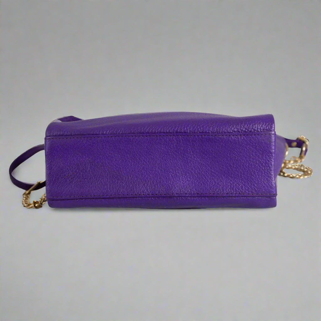 BOL Women's Crossbody Leather Bag with Adjustable Chain & Leather Strap - Stylish Purse for Work, Travel & Everyday Use