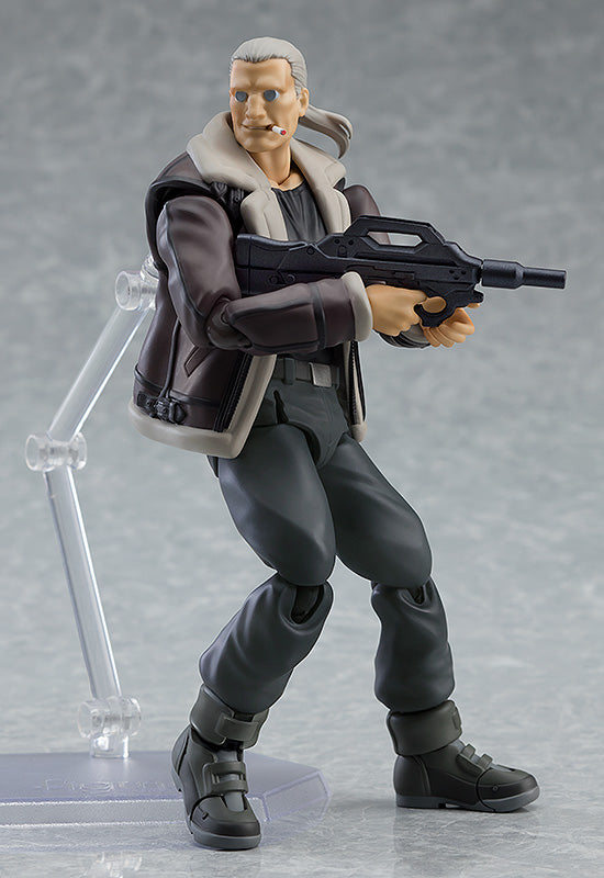 Figma #482 Batou (S.A.C. Version) Ghost in the Shell Stand Alone Complex Action Figure - Perfect for Anime Collectors & Sci-Fi Fans Display