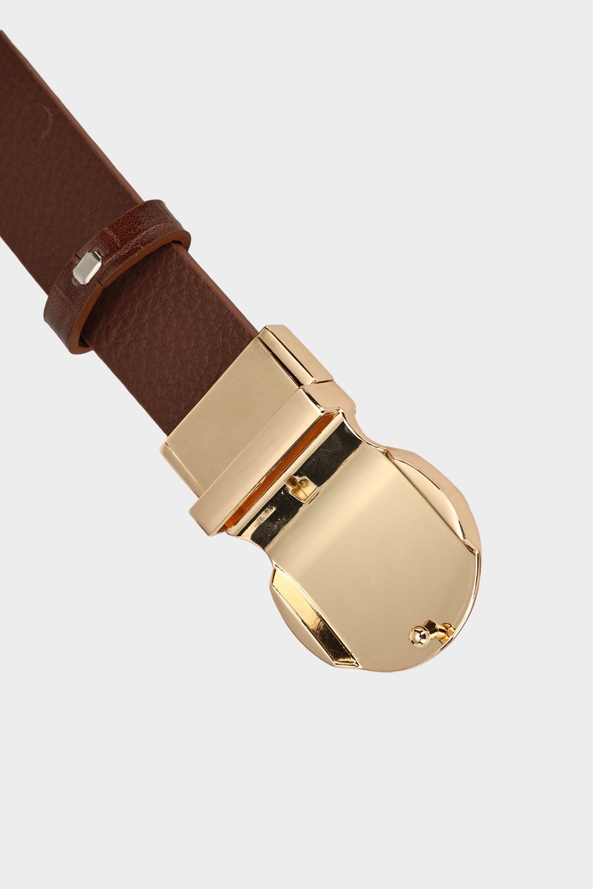 Premium Apollo 2 Genuine Leather Belt for Men - Classic Brown Dress Belt - Perfect for Office, Business Casual & Formal Occasions