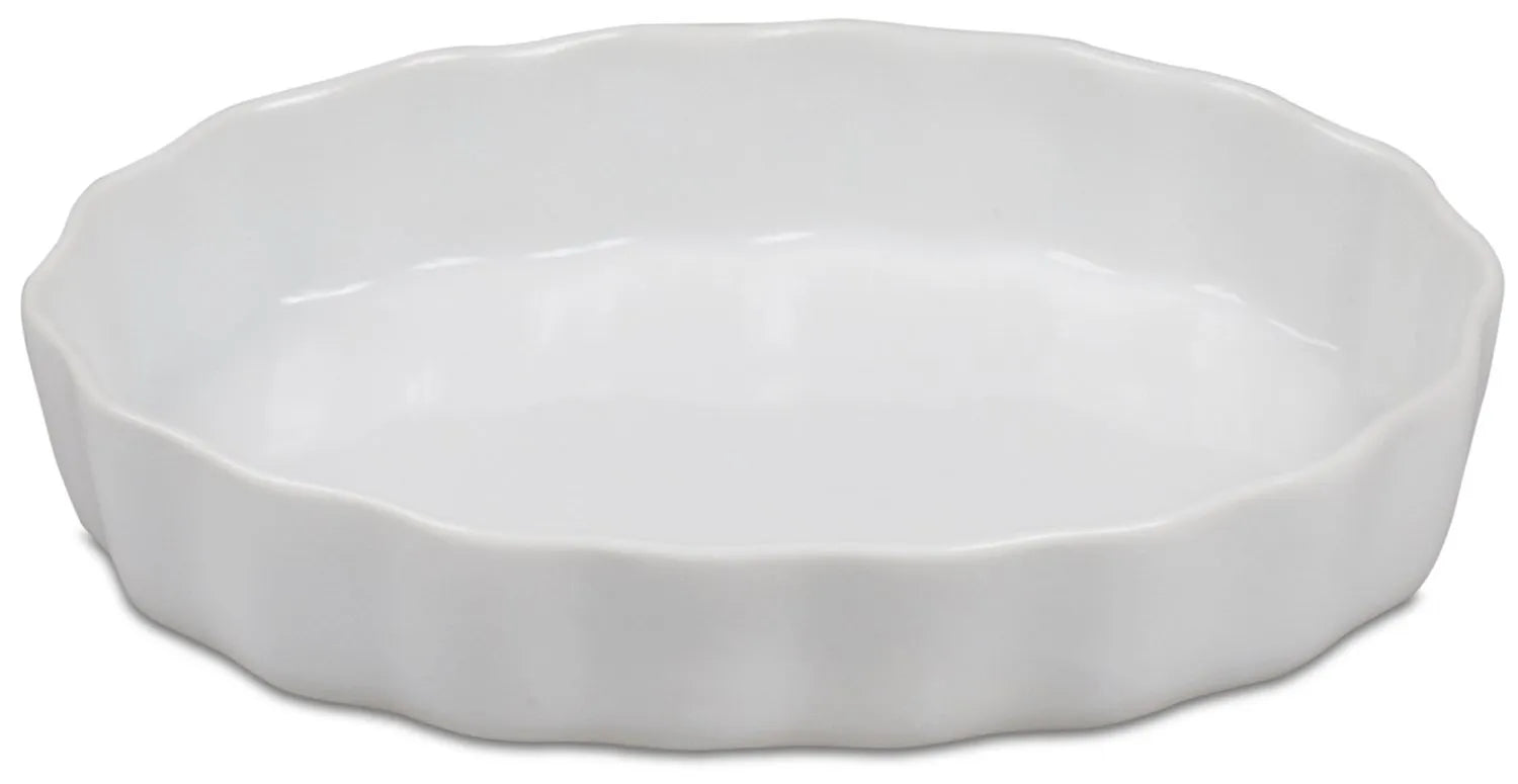 6 Inch Oval China Dish - Elegant Porcelain Appetizer Plate for Serving Sushi, Desserts & Party Snacks