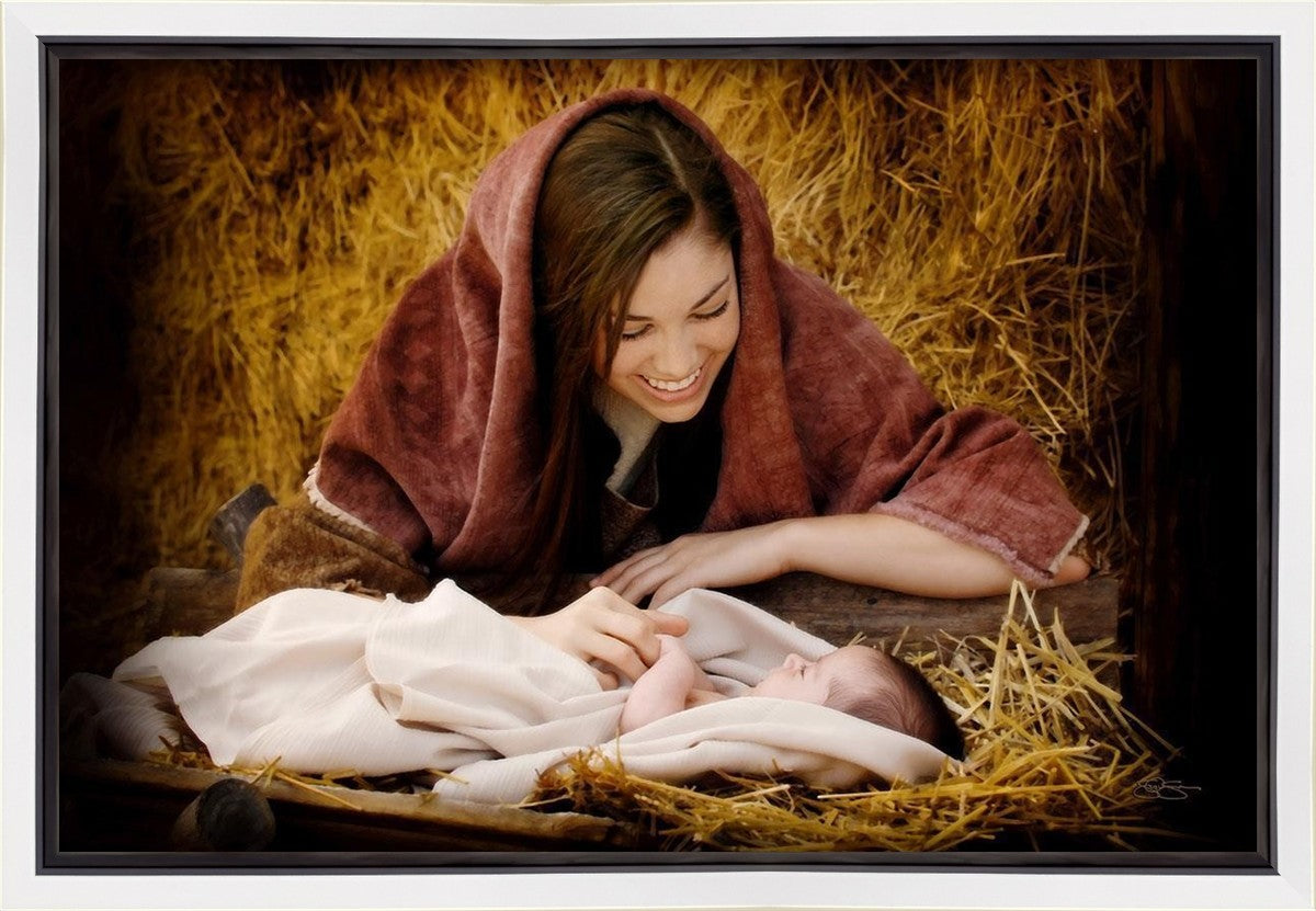 A Mother's Love Gallery Wrap Canvas - Heartwarming Home Decor for Living Room, Bedroom & Nursery - Perfect Gift for Mother's Day, Birthday & Housewarming