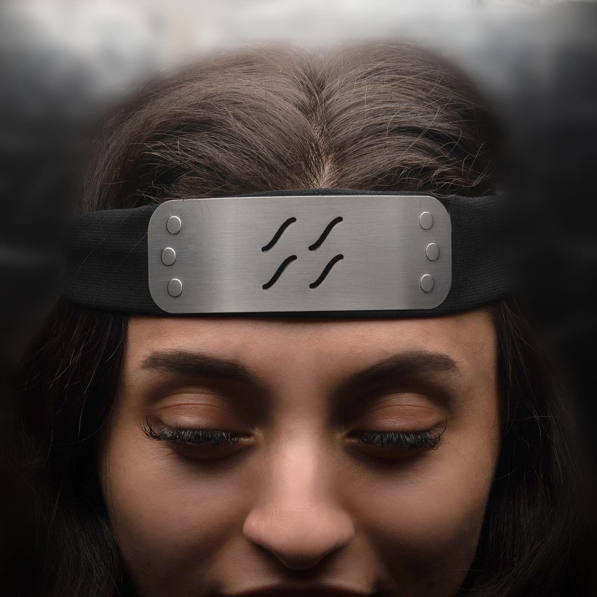 Naruto Cosplay Headband Set with 4 Hidden Leaf Village Plates - Perfect for Anime Conventions, Halloween Costumes & Naruto Fan Gifts