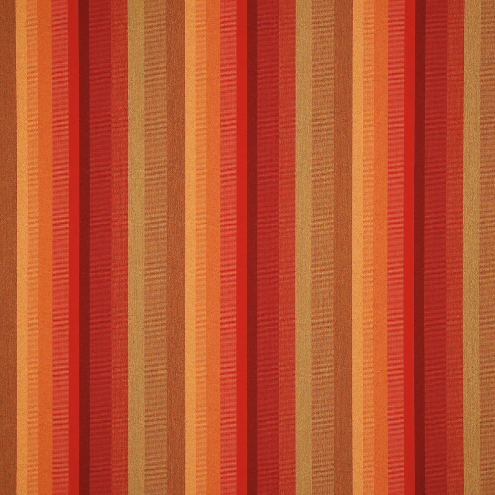 9 x 9 Inch Sunbrella Astoria 56095 0000 Sunset Stripe Fabric Swatch - Premium Home Decor Upholstery Material for Sofa, Chair & Outdoor Furniture Cushions