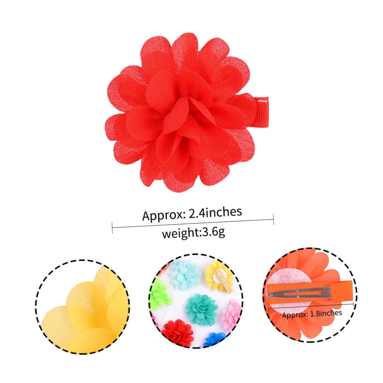 Totority 20 Pcs Spinning Hair Clips for Girls & Bridal Hair Accessories - Perfect for Parties & Weddings