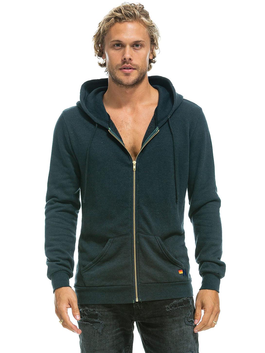 Bolt Zip Hoodie for Men & Women - Charcoal Grey Lightweight Fleece Jacket for Outdoor Activities & Casual Wear
